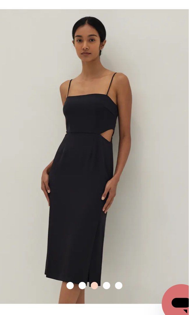Jania Side Cut Out Pencil Dress, Women's Fashion, Dresses & Sets, Dresses  on Carousell