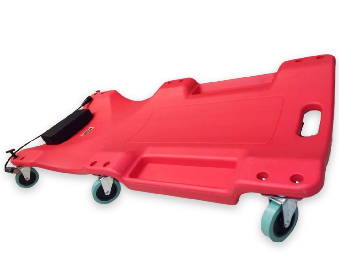 JE/HYDRAULIFT MECHANIC PLASTIC CREEPER WITH LED WORKING LIGHT on Carousell