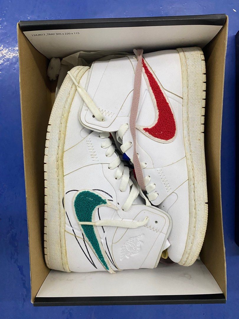 Jordan 1 High Noise Cancelling US9 UK8 Men s Fashion Footwear Sneakers on Carousell