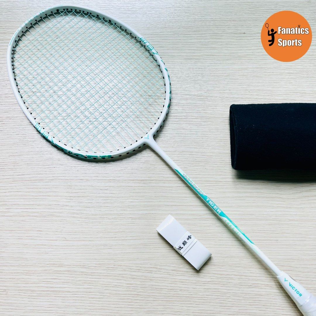 [Jun Bundle] Brand New Victor Thruster TK Tiger Badminton Racket 5UG5 ...
