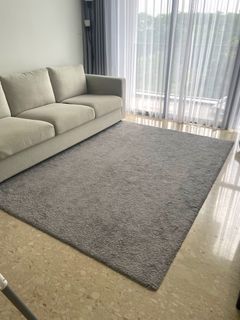 Karpet IKEA STOENSE 170x240cm Medium Dark Grey