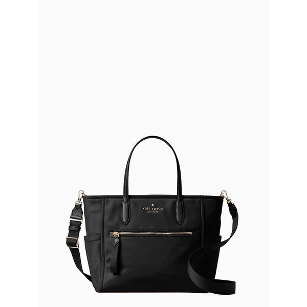 Kate Spade Chelsea Medium Satchel (Category: Luxury Bags & Wallets) located in Santa Rosa. Submitted by BerrieBlossom (Listing ID 1238009389, Image 1). Description: - 10.2"H X 14.2"W X 5.2"D - Handle Drop: 5.8" - Strap Drop: 22" - Nylon - Trim: Smooth Pvc - Metal Pinmount Logo - Two Way Spade Jacquard Lining - Interior Front Zip & Slip Pocket - Exterior Top Zip Pocket, Front Zip Pocket, & 2 Side Pockets - Drop In Top Zip Closure.