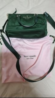 Kate Spade original with white tag (deep green), Luxury, Bags & Wallets on  Carousell