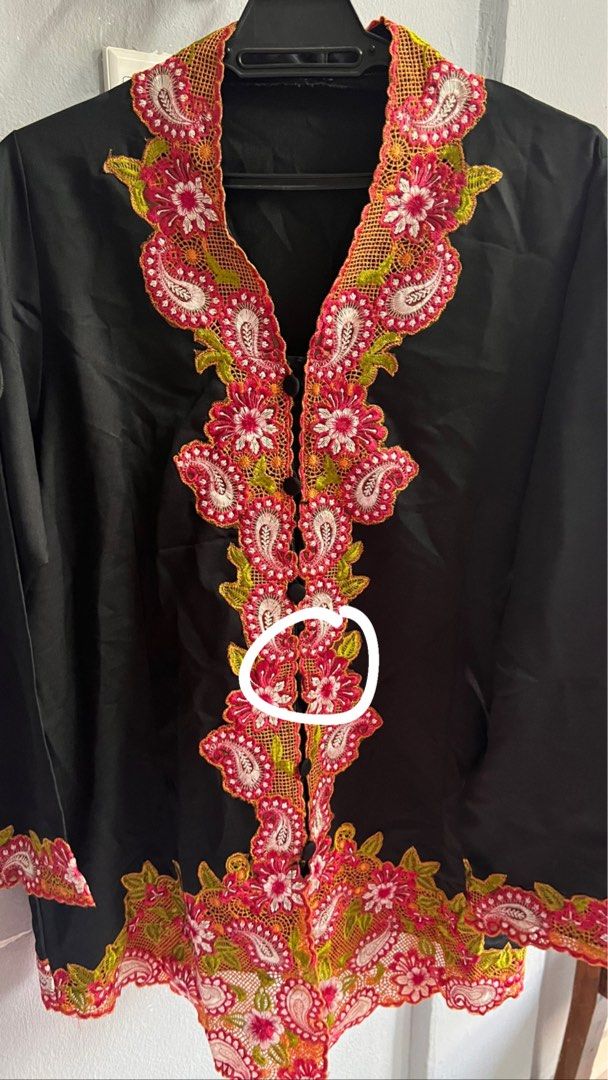 Kebaya Hitam Indonesia Baju Sahaja Women S Fashion Tops Blouses On Carousell
