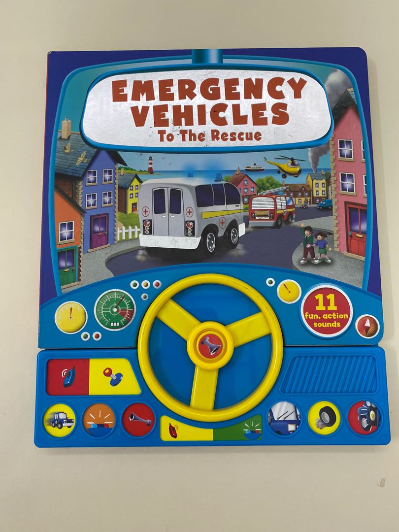 Hobbies　Kids　on　Emergency　Children's　Board　Magazines,　Book　Books　Vehicle,　Toys,　Books　Carousell