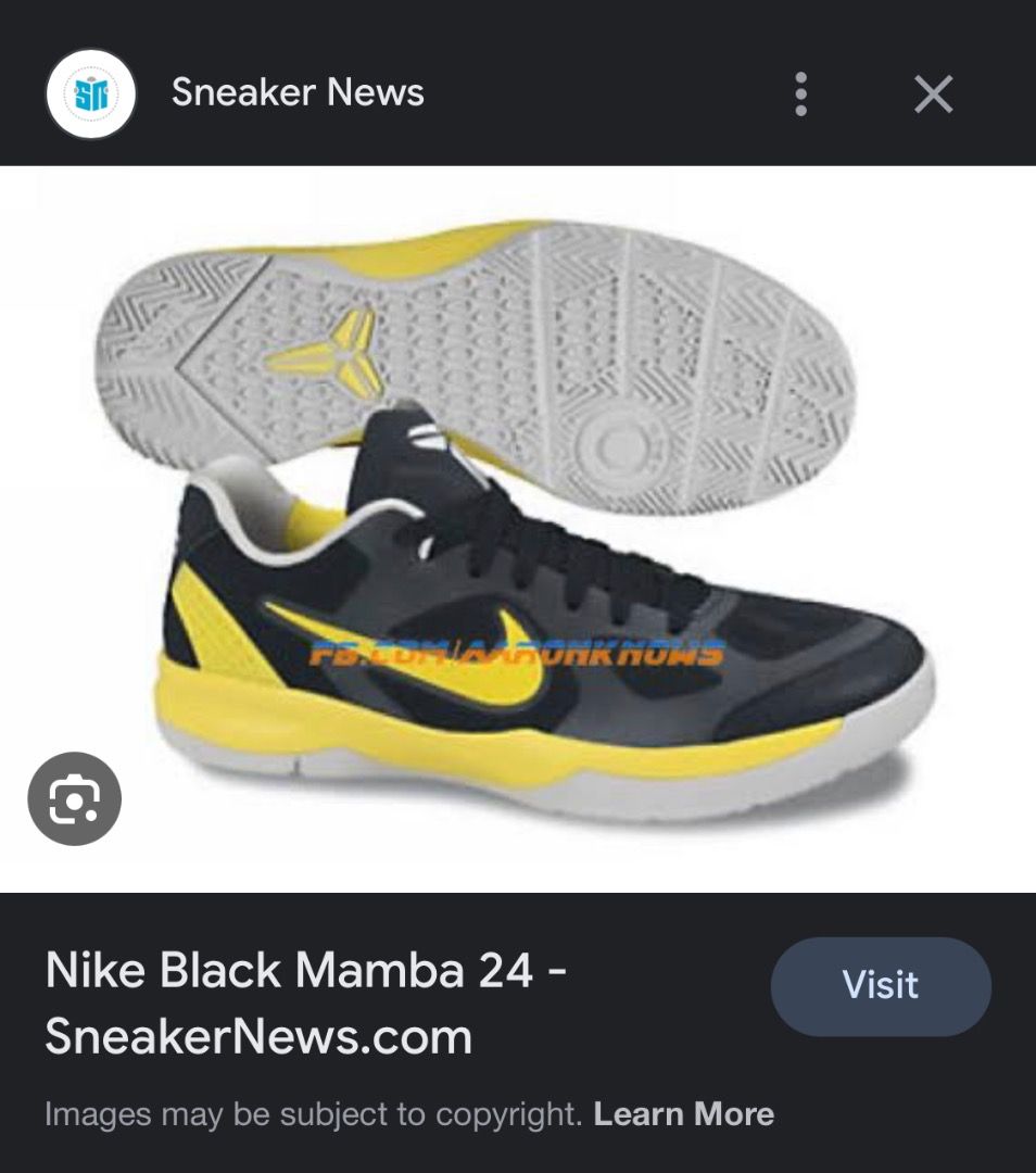 mamba shoes price