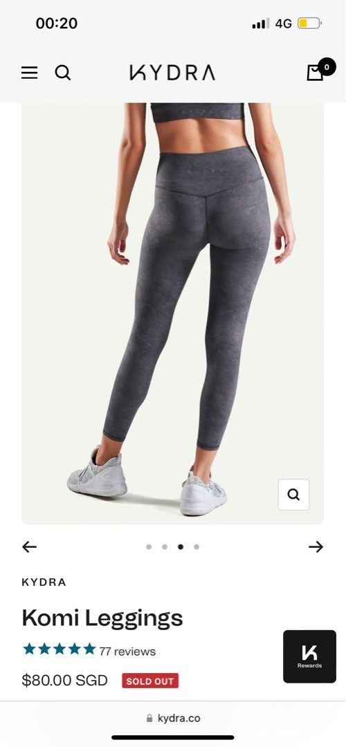 BNWT Kydra Komi Leggings, Women's Fashion, Activewear on Carousell