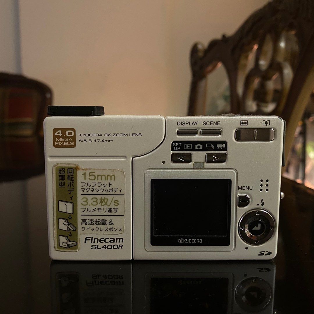 Kyocera Finecam SL400R, Photography, Cameras on Carousell