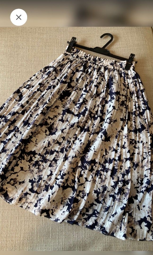 割日本製貴牌la totalite floral裙#snidel Zara noela lily brown, 女