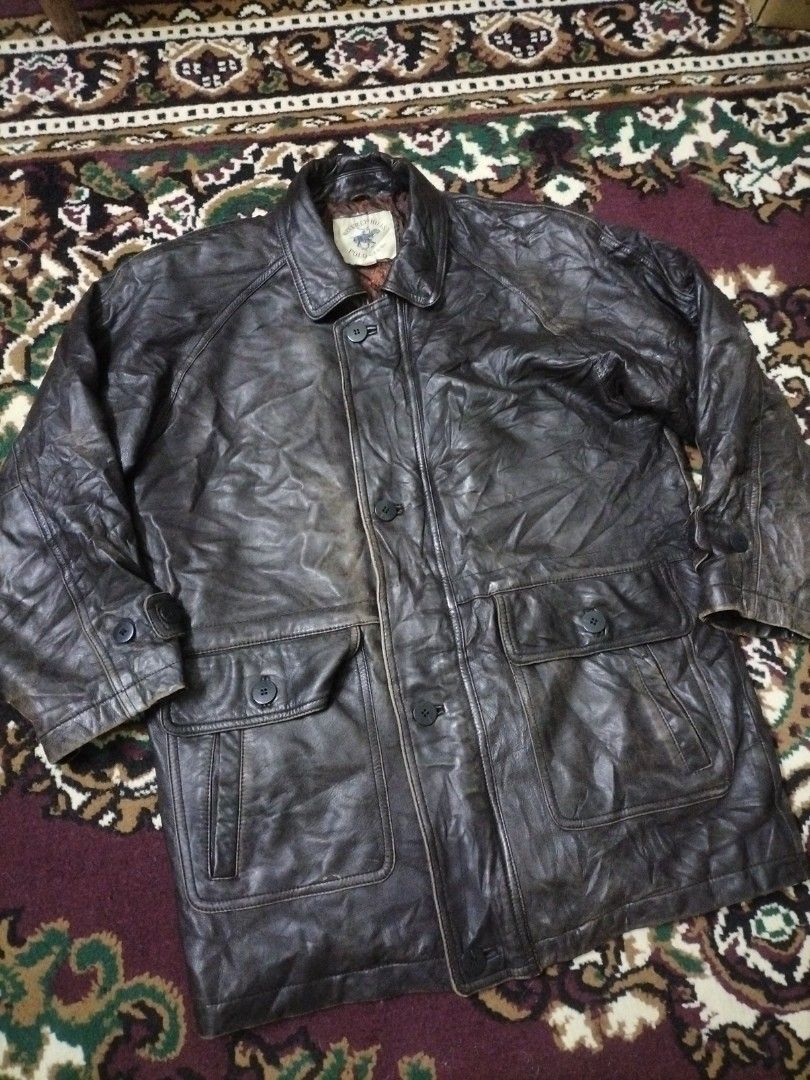 Beverly hills polo club leather shop jacket