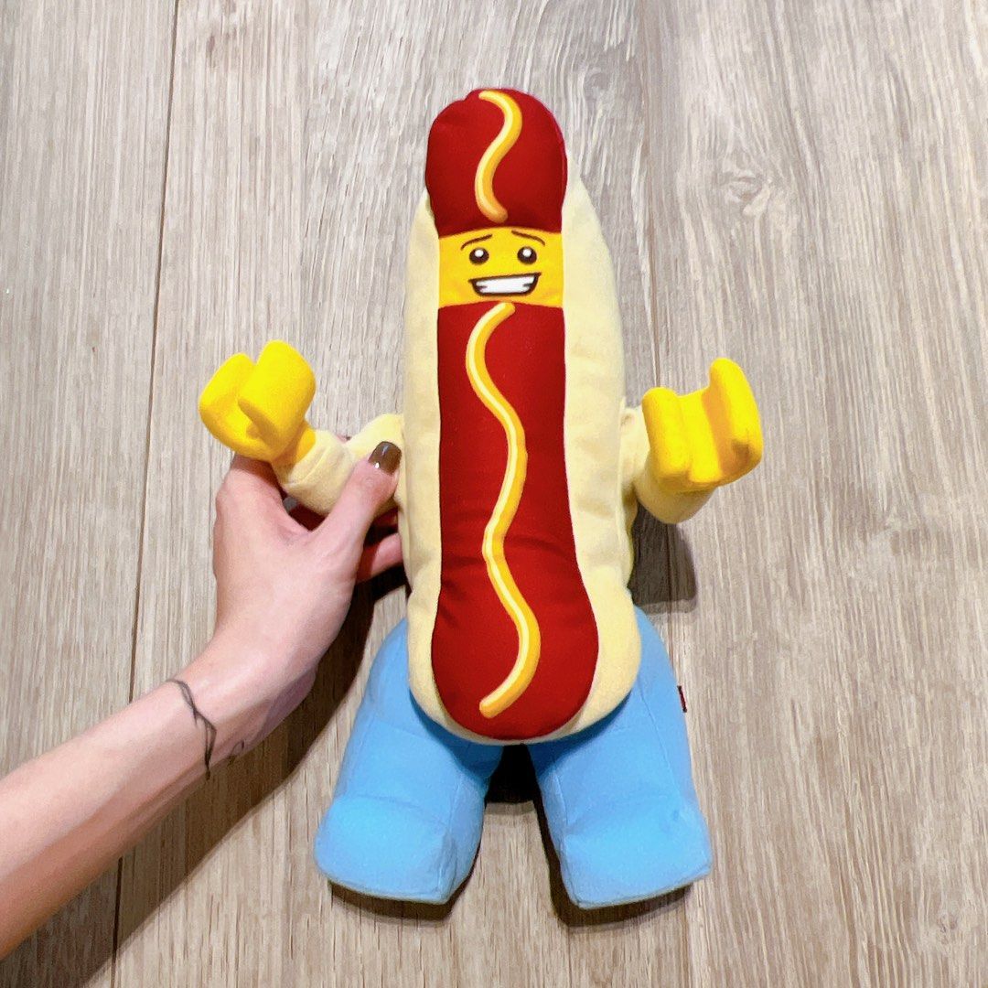 Lego hotdog man plush toy Carousell