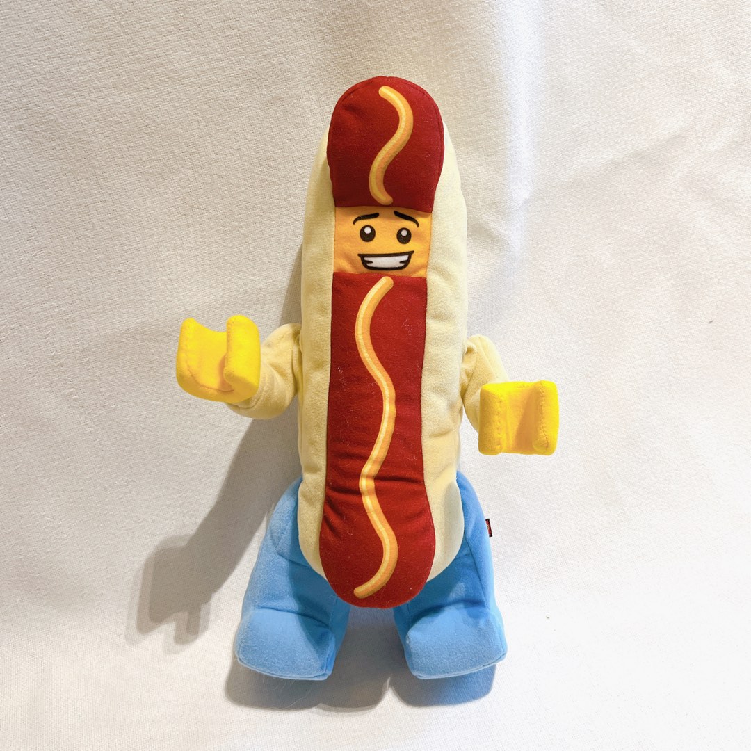 Lego hot dog man plush store