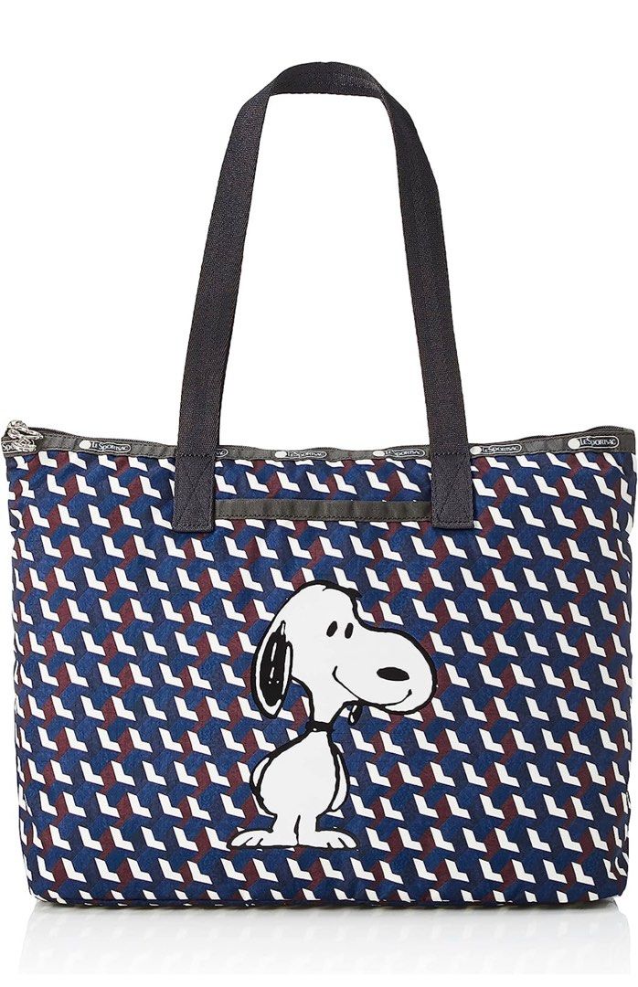 Sac Fourre-tout Pour Femme Motif Snoopy Mignon - En Toile - Idéal Shopping, Voyage, Quotidien