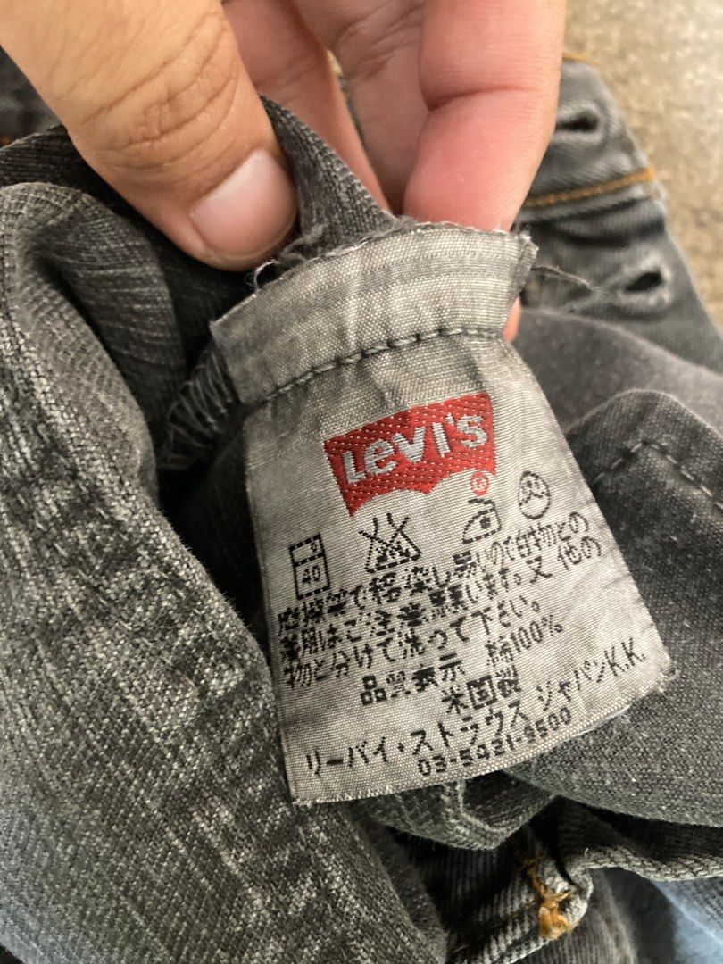 Levi'S 501 Vintage Black, Men'S Fashion, Bottoms, Jeans On Carousell