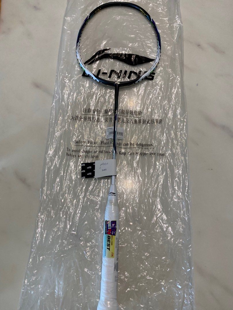 Lining Racket For Attacking Li Ning Tectonic 9 ( Head Heavy - Attacking ), Sports Equipment, Sports ...