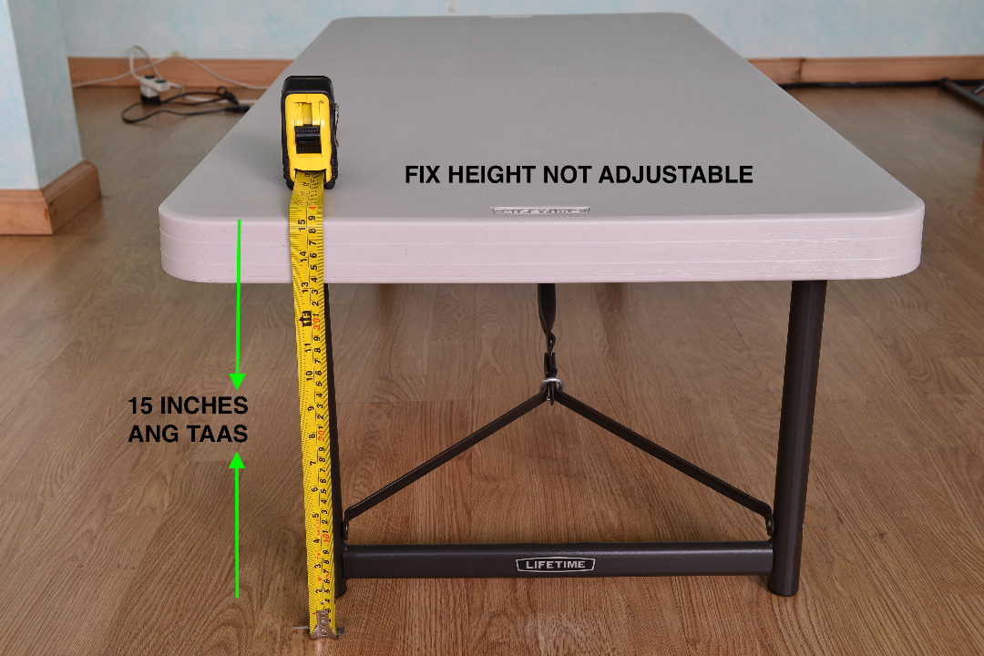 Lifetime Table 4 ft Solid Top Non Foldable (Low Profile), Furniture