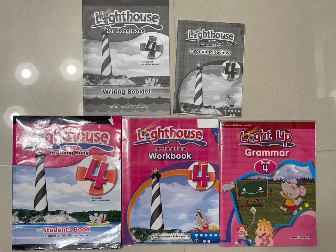 Lighthouse 4 書連workbook grammar(老師已改) writing booklet 及 grammar review