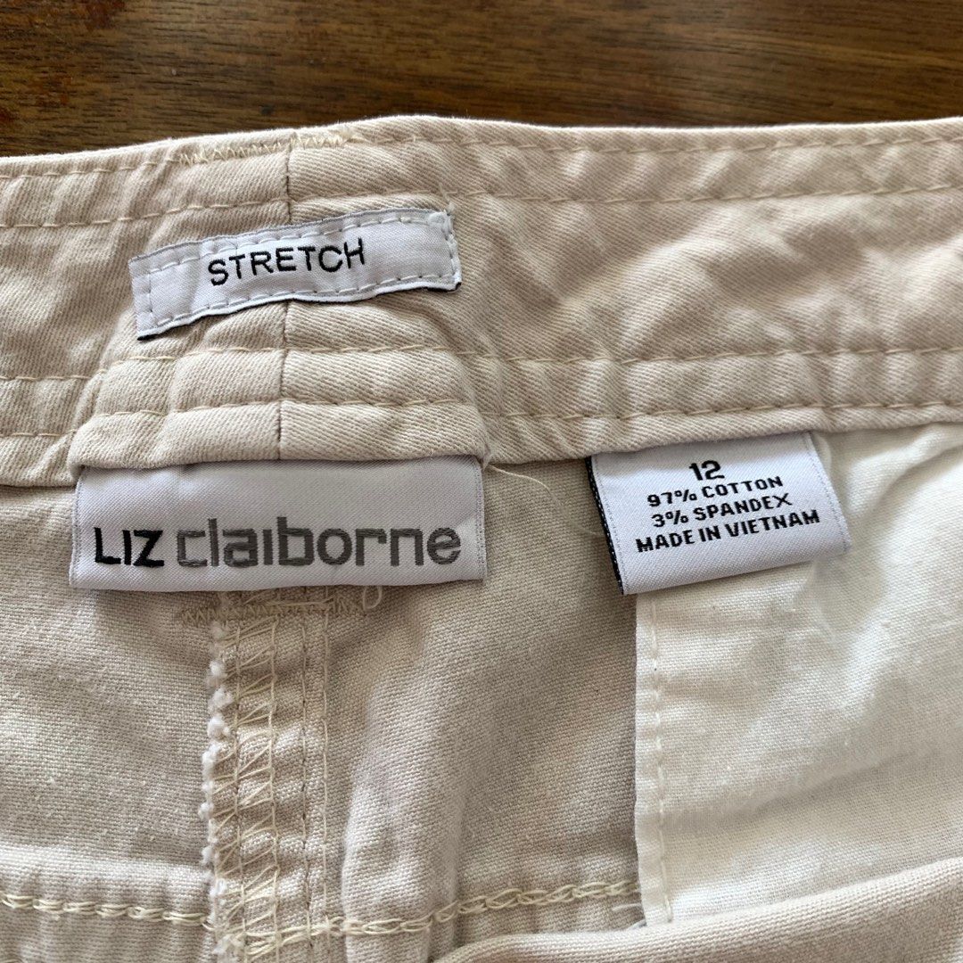 Liz claiborne poplin cargo pants store