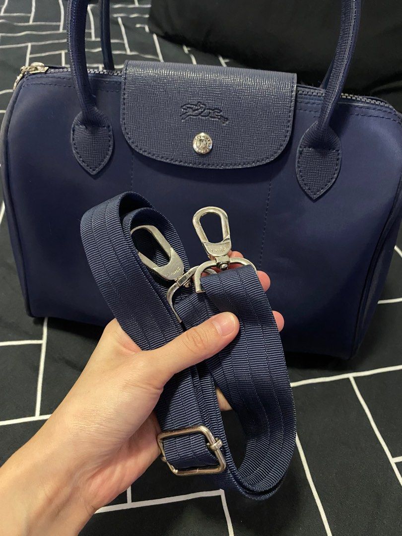 Longchamp Doctors Bag in Navy Blue