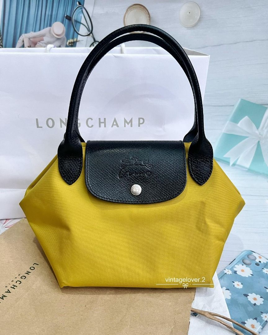 Longchamp X Nendo Top Handle Bag Yellow