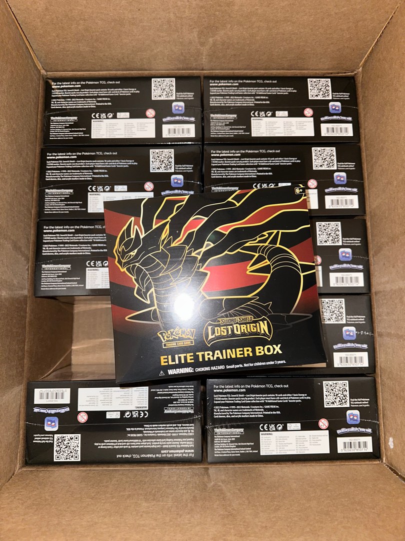 Lost origin etb pokemon, Hobbies & Toys, Toys & Games on Carousell