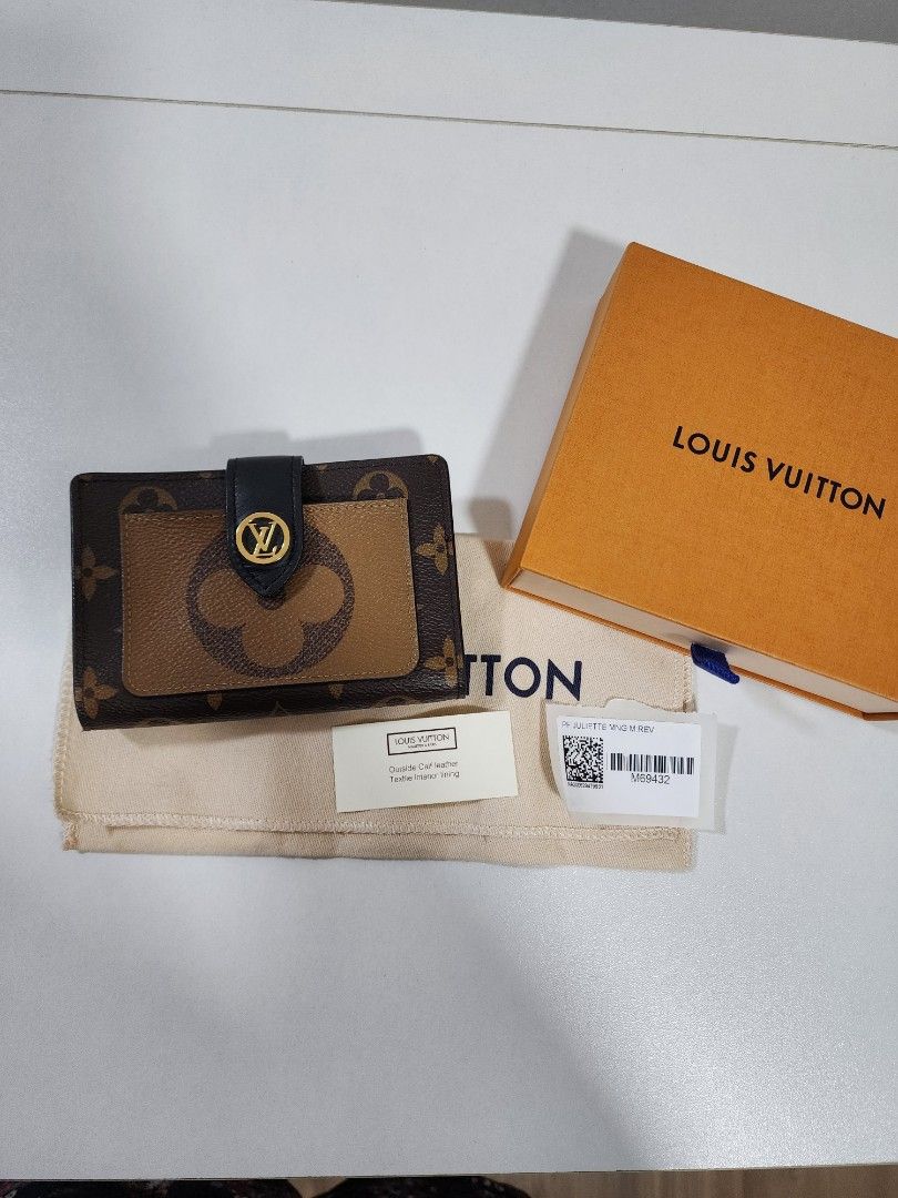 Louis Vuitton Juliette Wallet M69432 Monogram Reverse Canvas