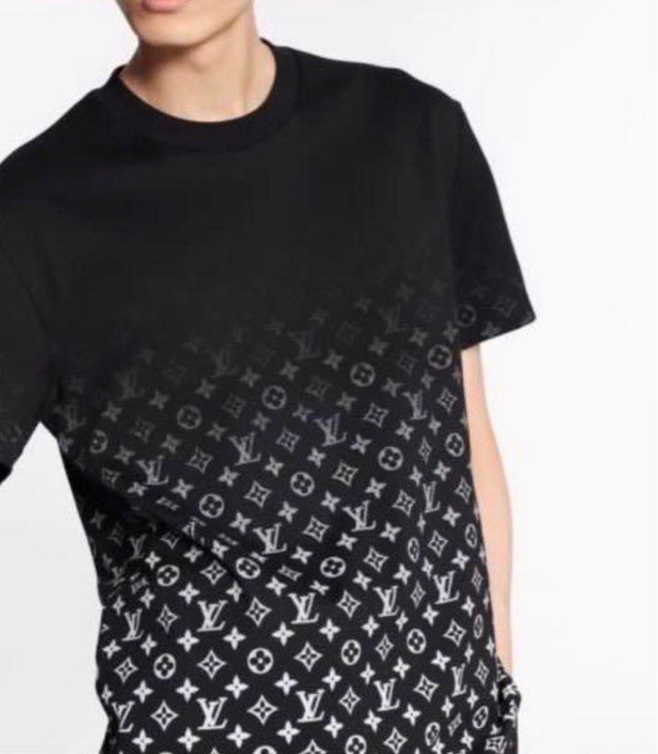 Louis Vuitton Monogram Gradient T-Shirt Black LV001