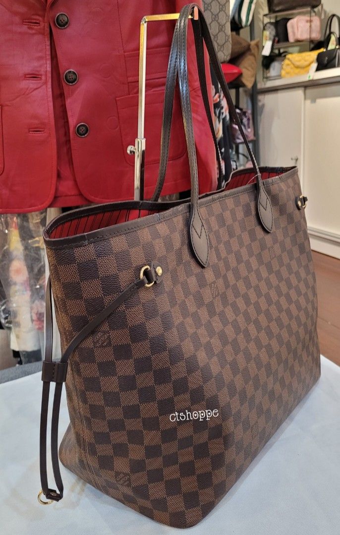 LV Neverfull GM Damier Ebene Tote Shoulder Bag, Luxury, Bags & Wallets on  Carousell