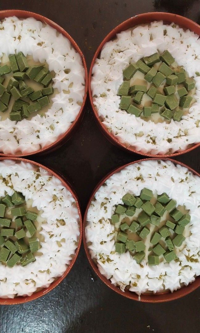 Matcha Cheesecake (Category: Homemade Bakes) located in Mandaluyong City. Submitted by mariareginadizon31 (Listing ID 1237914616, Image 1). Description: 6x2 (No baked - frozen).
