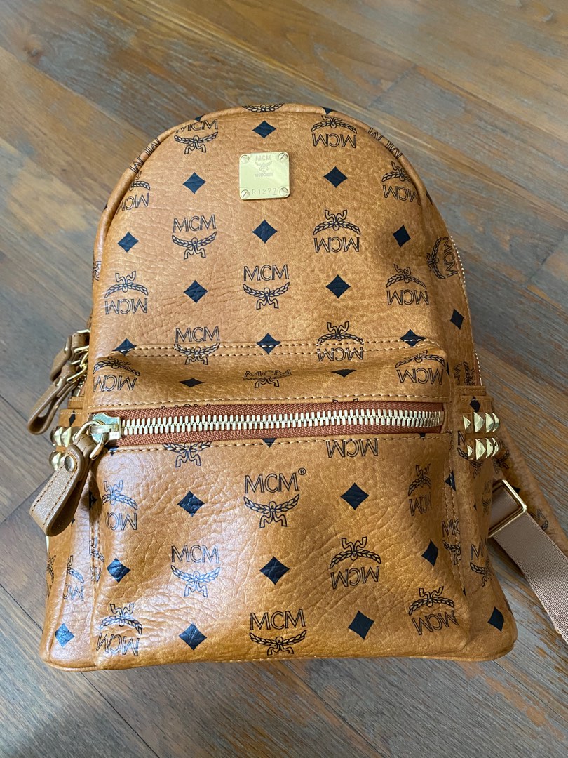 Mcm backpack top real and fake