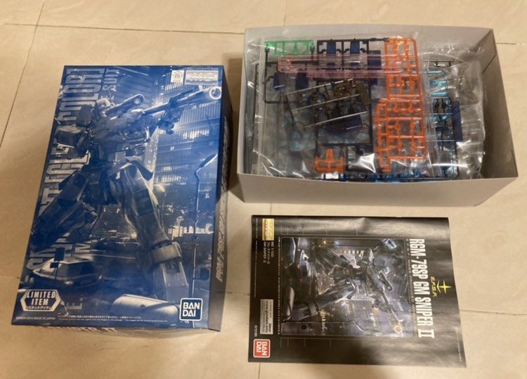 MG 1/100 GM SNIPER II (clear colour), 機動戰士0080, (口袋戰爭),狙擊型吉姆 II, (彩透版 ...