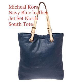 Michael Kors Jet Set Large Saffiano Leather Crossbody Bag for Women-Blue  price in Saudi Arabia,  Saudi Arabia