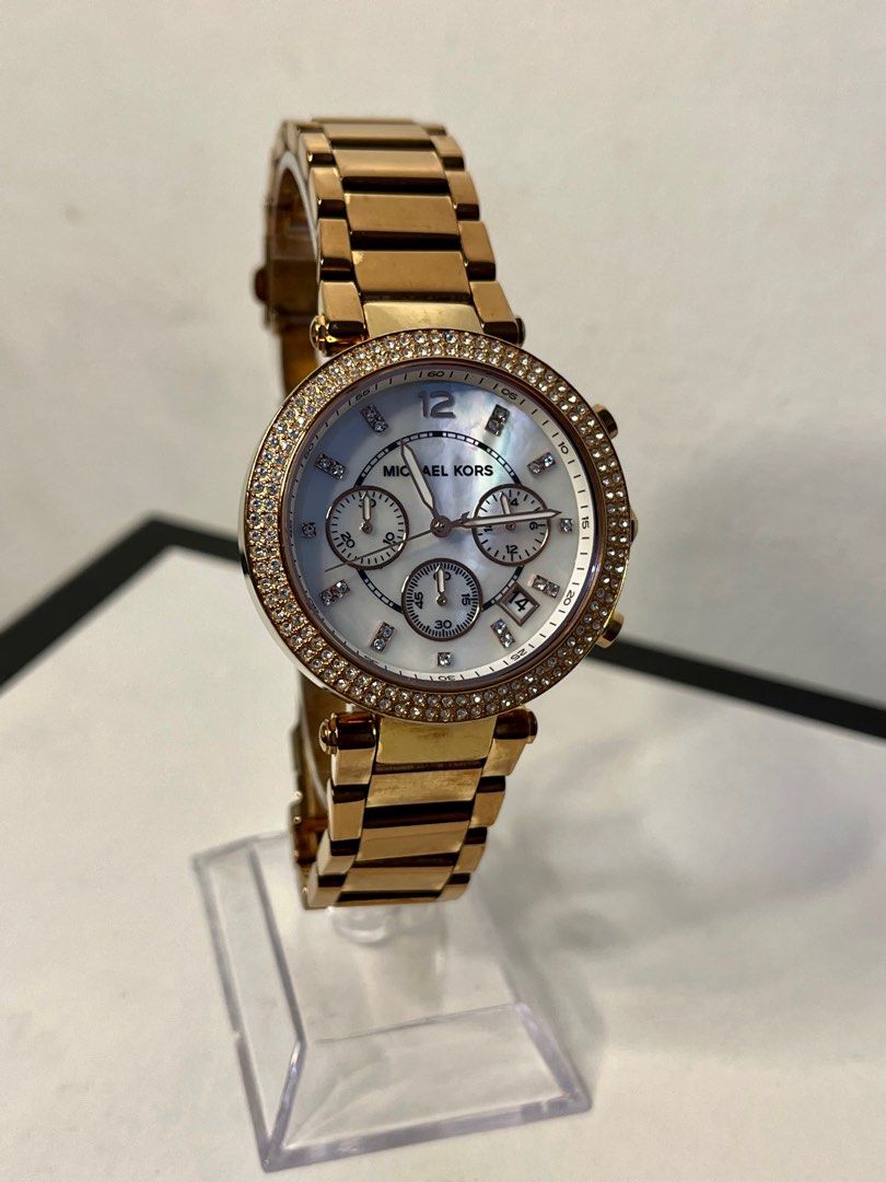 Michael Kors Womens Whitney Chronograph Rose Golde Watch MK6730  Michael  Kors watch   Fash Brands