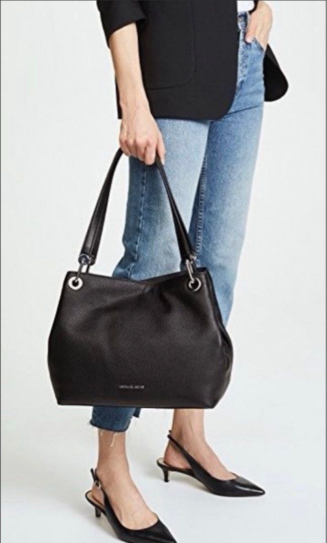 Michael michael kors online raven pocket shoulder tote
