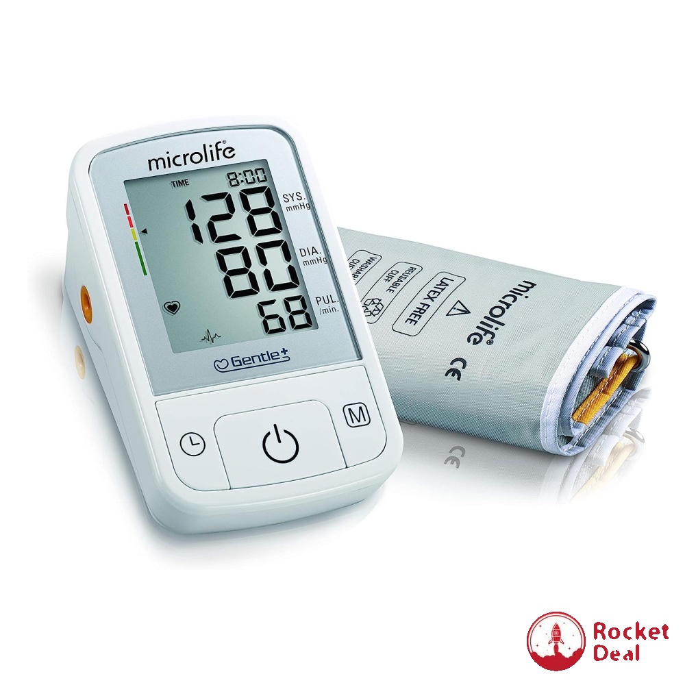 Microlife Blood Pressure Monitor BP A2 BASIC with adapter, White