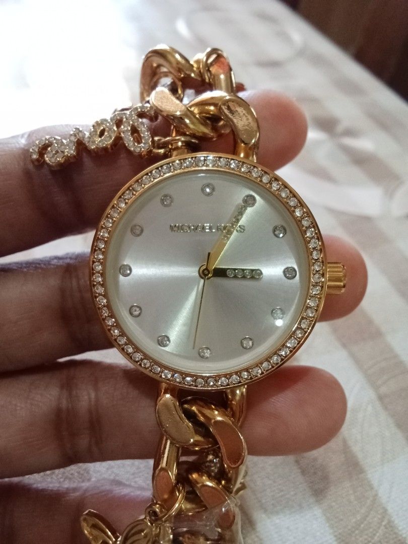 Mk watch chain bracelet top
