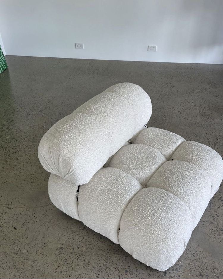 Modern / aesthetic / modular sofa (Category: Sofas) located in Caloocan City. Submitted by shoptinyframe (Listing ID 1233974752, Image 2). Description: Camaleonda inspired modular sofa. •We accept custom designs base on your preferences. •With over 50+ high quality and imported fabric. •All original Uratex foam. •Lead time is 2-5weeks. •Working time depends on order quantity, design, and volume of our current production. • Fabric choices: Importe