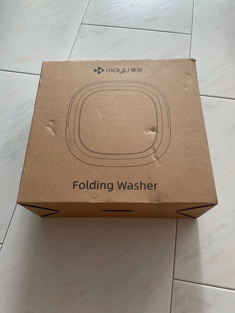Moyu foldable portable washing machine, TV & Home Appliances, Washing