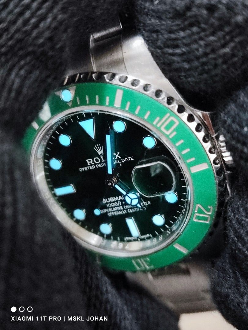 MSKL JOHAN ROLEX 116610LV Submariner Green Hulk Discontinued Full