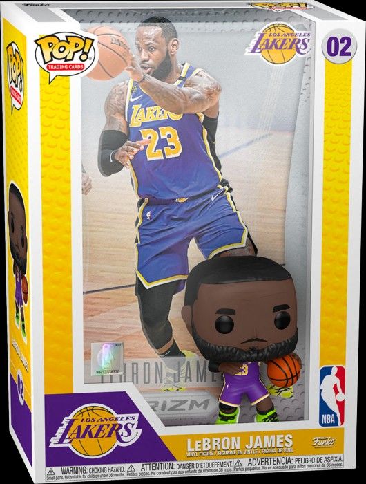 NBA Basketball LeBron James Pop Trading Cards Vinyl Figure with