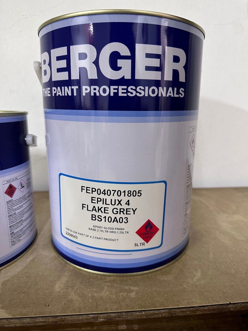 New 5 litres Epoxy Paint w Hardener, Furniture & Home Living, Home