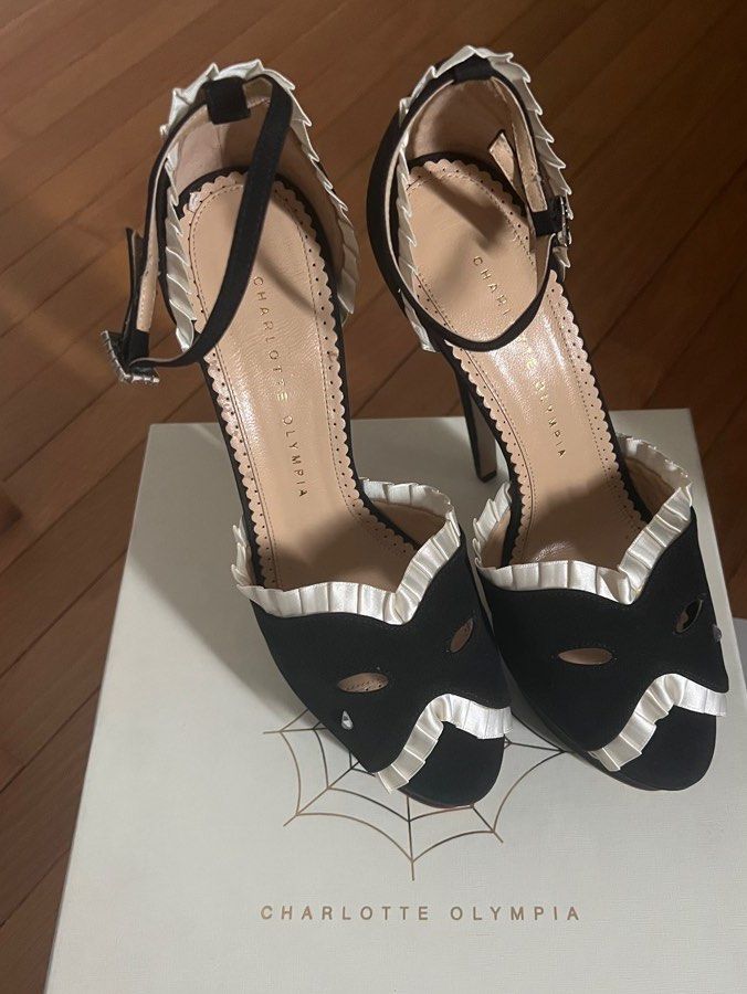 Charlotte olympia black heels sale