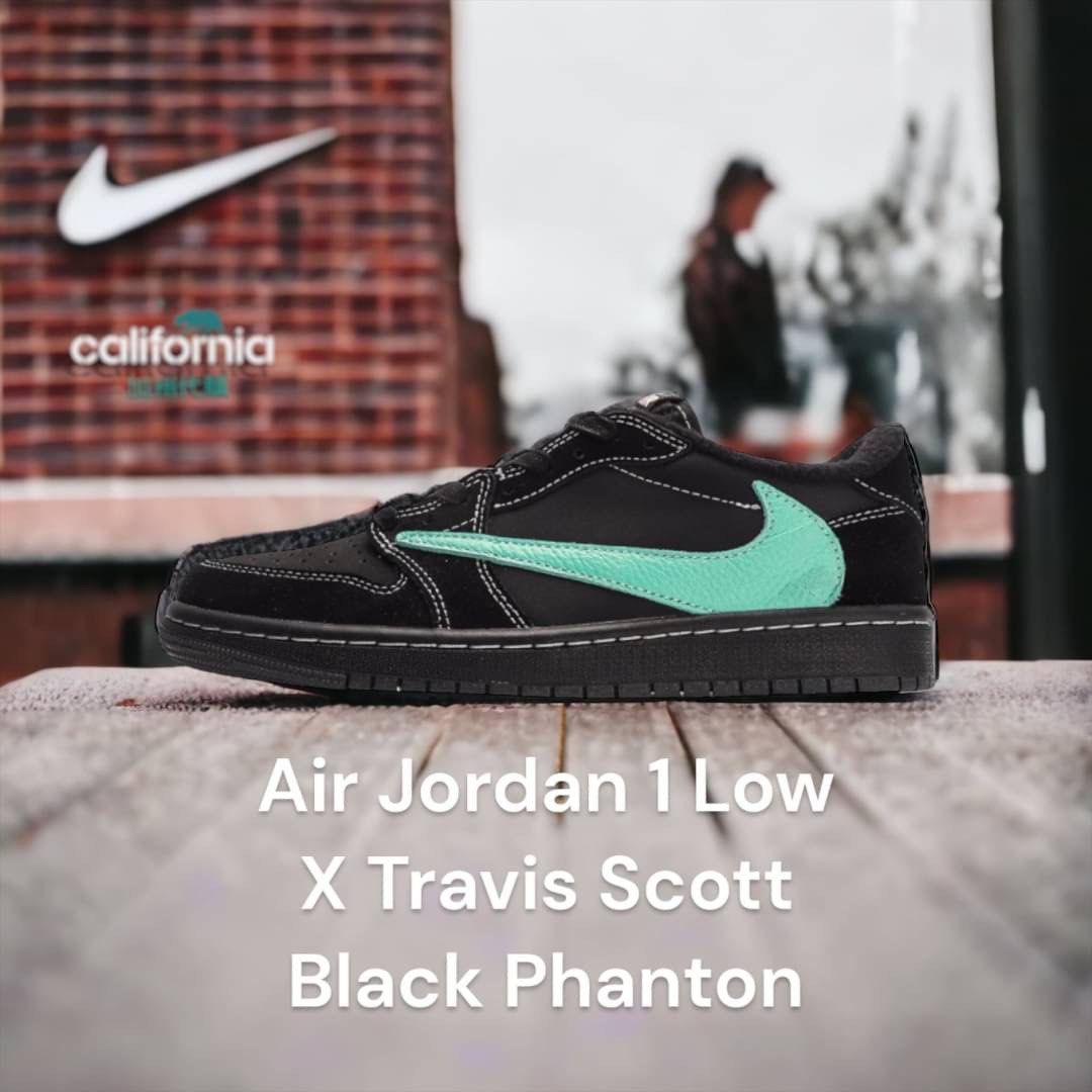 可6期分期0利率 👟NIKE Air Jordan 1 OG SP X 聯名Tiffany X 聯名Travis Scott黑色幻影蒂芬妮綠  設計師訂製款 男女同款球鞋 DM7866-401