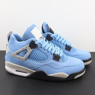 All blue on sale jordan 4