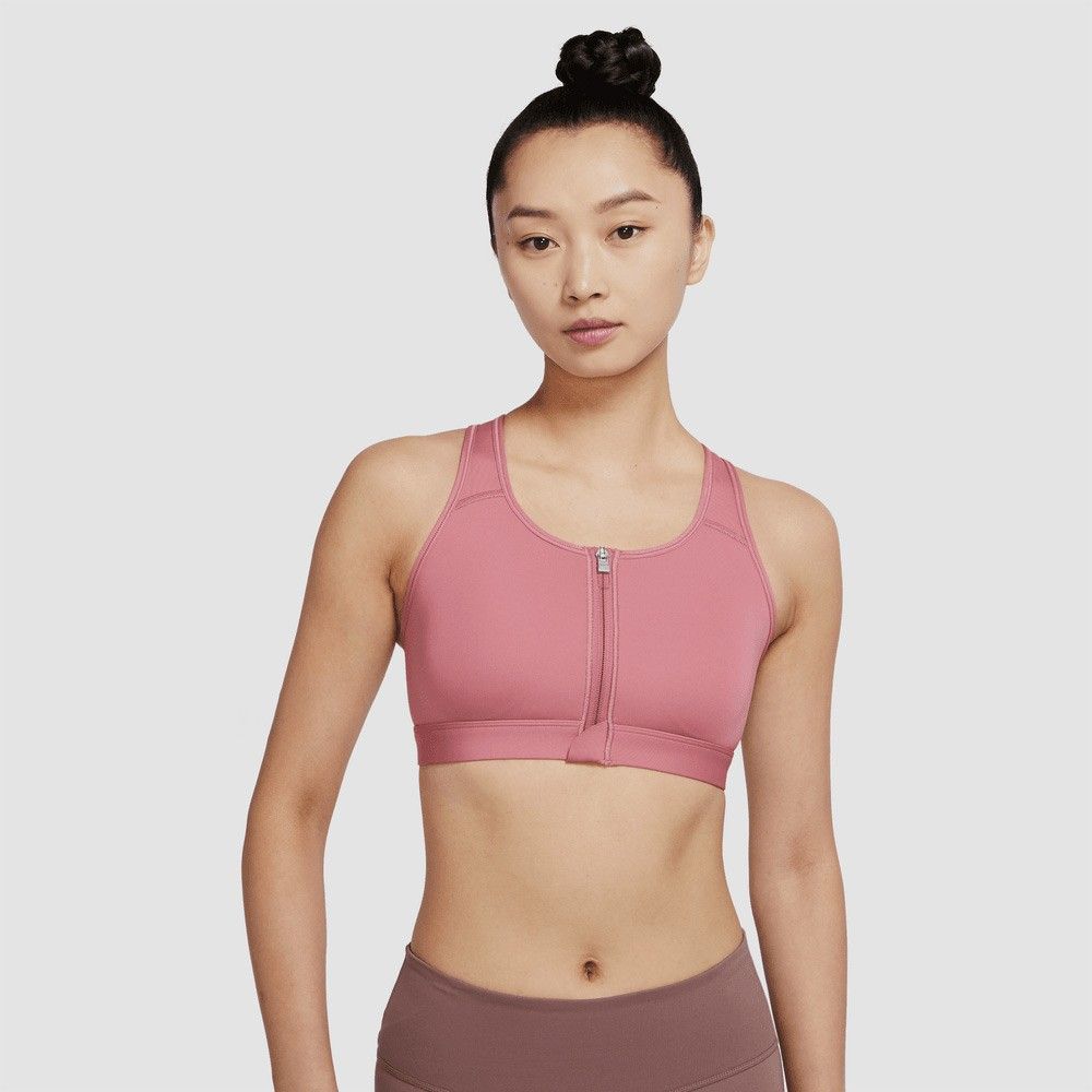 Nike DF SWSH ZIP FRONT BRA W