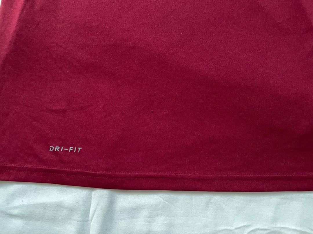 Maroon nike clearance dri fit shirt