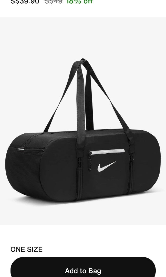 Nike Duffel Bag 21L foldable Women s Fashion Bags Wallets