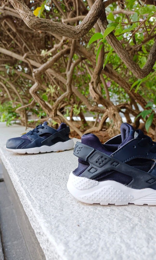 Navy blue huaraches kids clearance