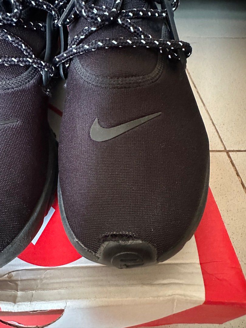 nike react presto triple black