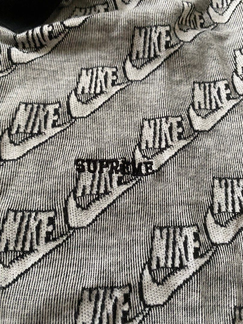 Supreme Nike Jacquard Polo Black